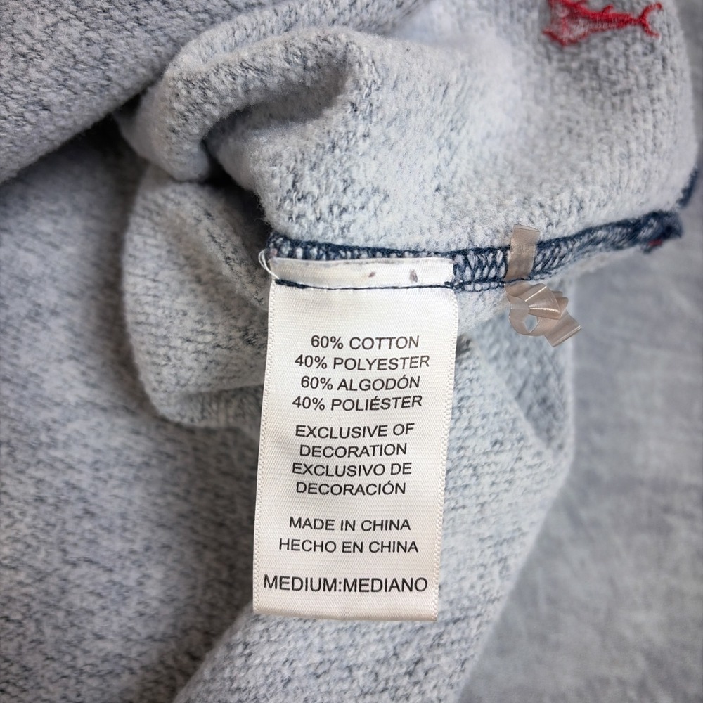 Tommy Bahama Pullover Mens Medium Blue Heathered Long Sleeve Marl Crew Neck Top - Picture 8 of 8